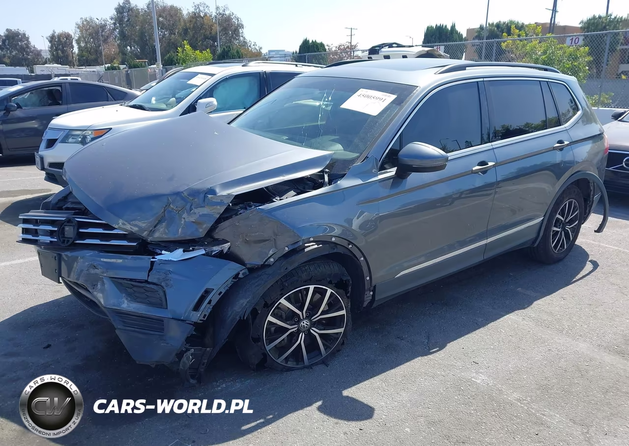2021 Volkswagen Tiguan 2.0T Se-2.0T Se R-Line Black-2.0T Sel VIN:3VV3B7AX0MM128612 - 2