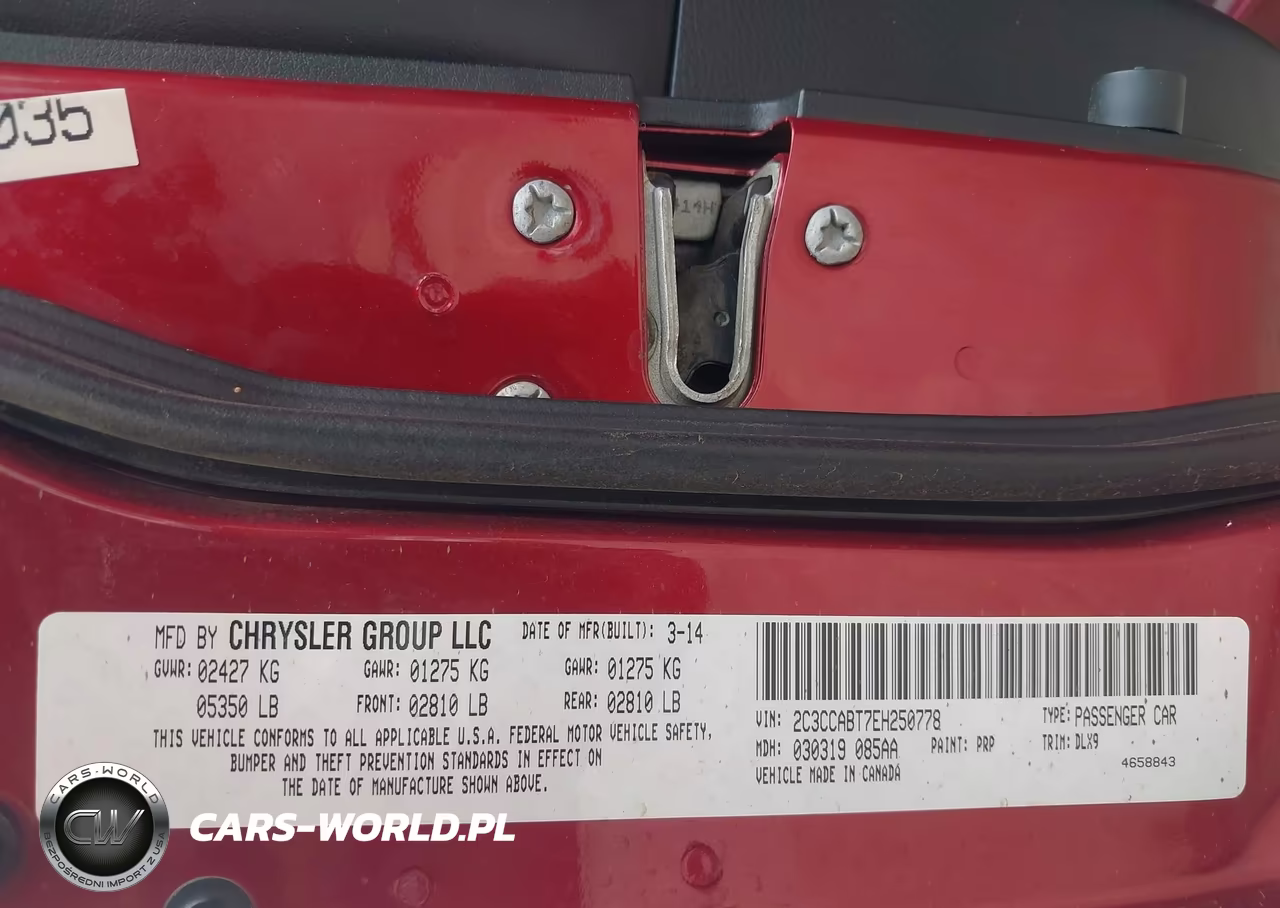 2014 Chrysler 300 300S VIN:2C3CCABT7EH250778 - 9