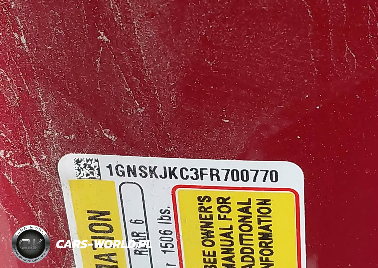 2015 Chevrolet Suburban 1500 Lt VIN:1GNSKJKC3FR700770 - 9