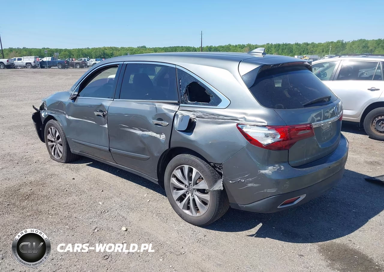 2014 Acura Mdx Technology Package VIN:5FRYD4H4XEB023914 - 3