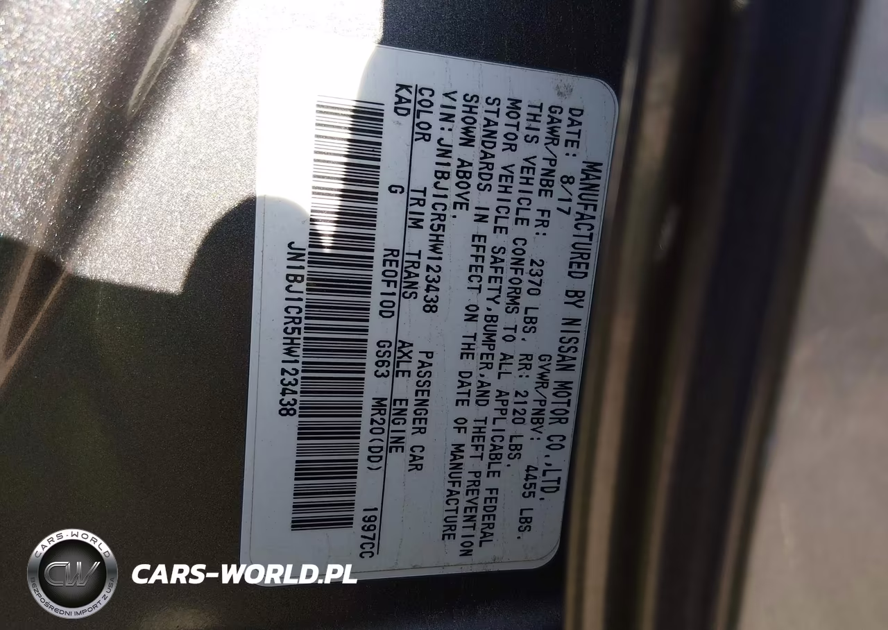2017 Nissan Rogue Sport Sv VIN:JN1BJ1CR5HW123438 - 9