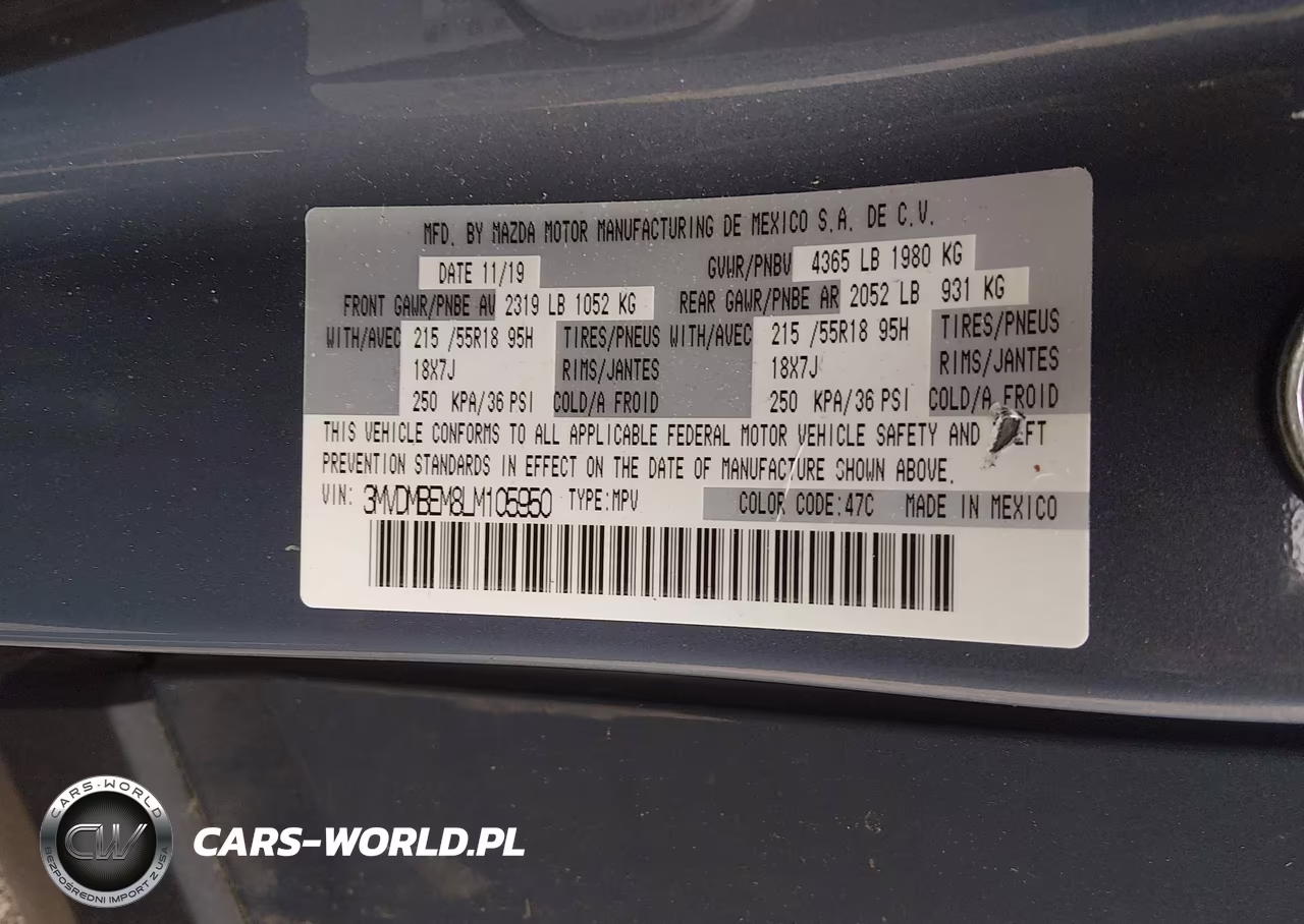 2020 Mazda Cx-30 Premium Package VIN:3MVDMBEM8LM105950 - 9