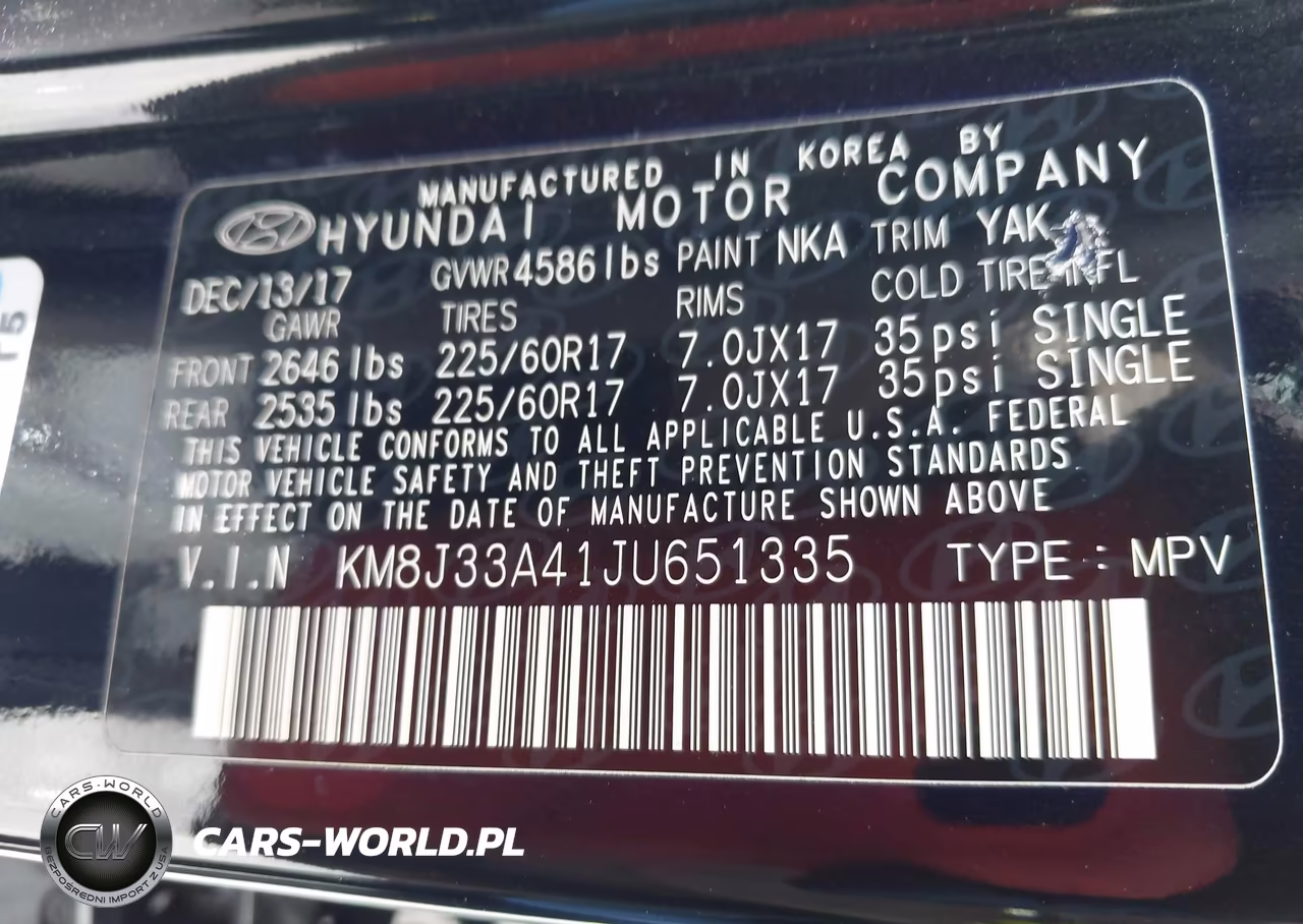 2018 Hyundai Tucson Sel Plus VIN:KM8J33A41JU651335 - 9