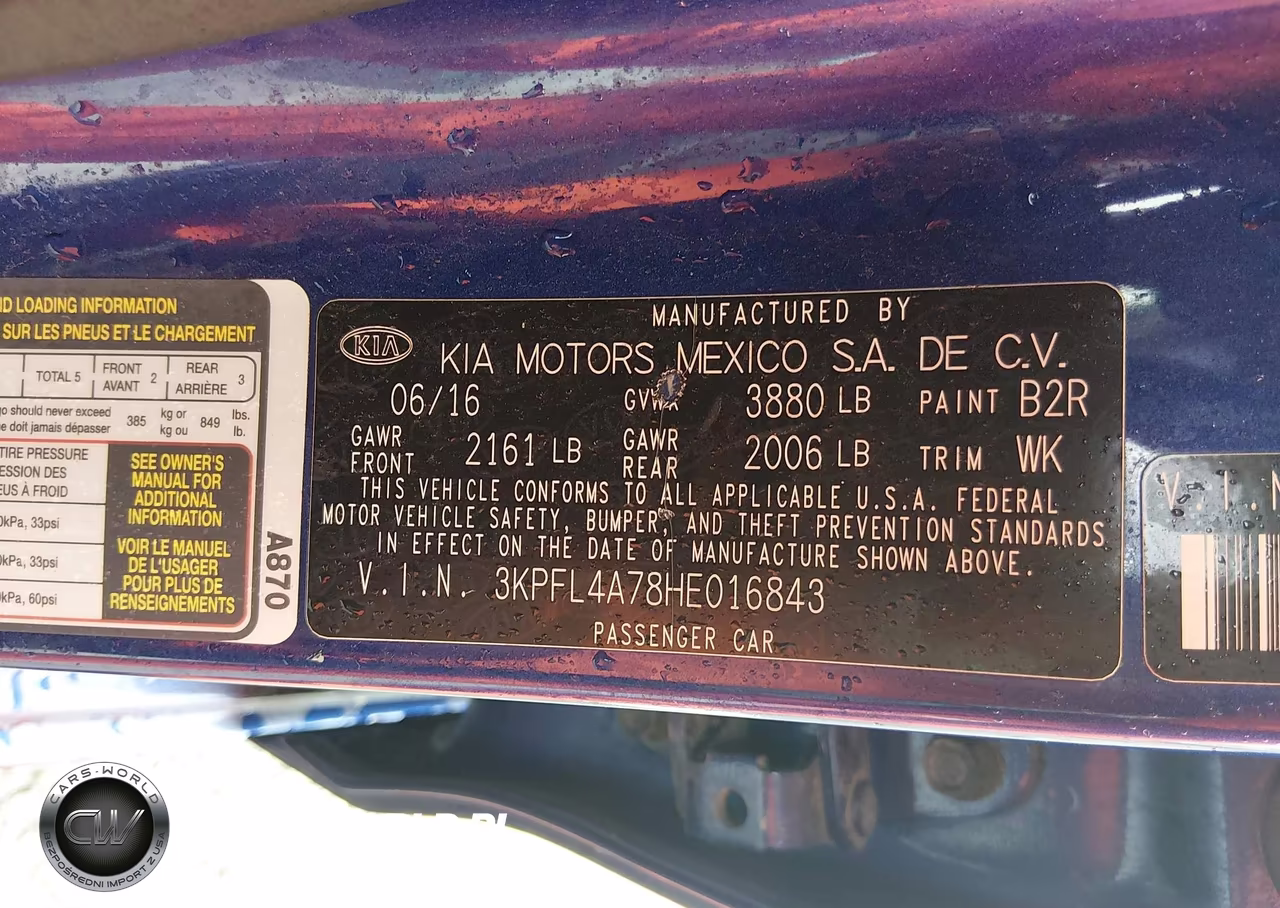 2017 Kia Forte Lx VIN:3KPFL4A78HE016843 - 9