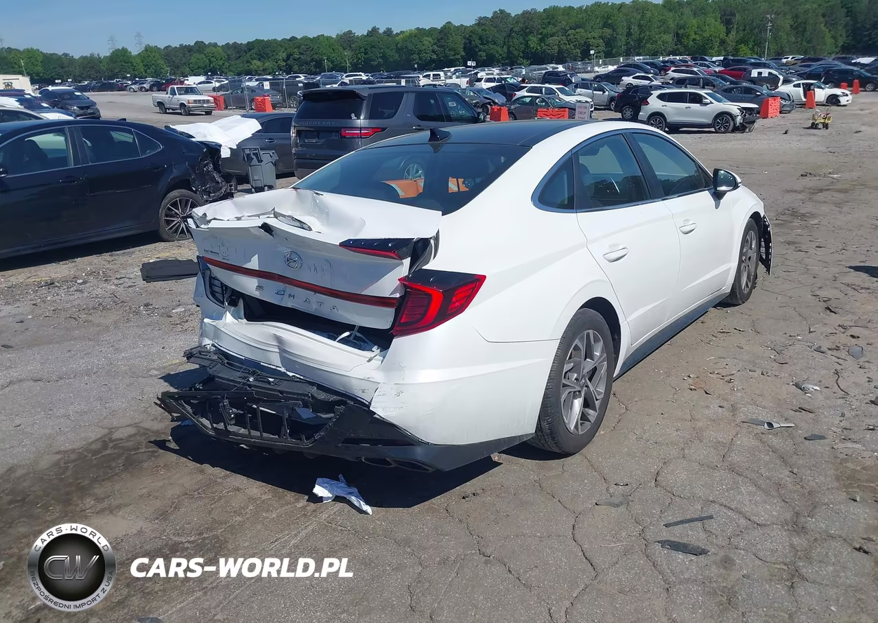 2022 Hyundai Sonata Sel VIN:KMHL14JA6NA230664 - 4