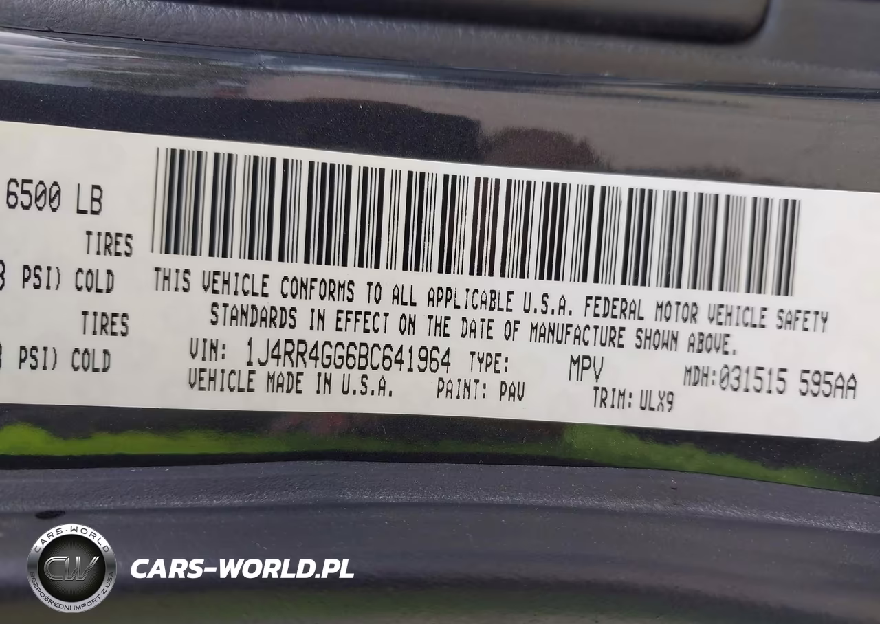 2011 Jeep Grand Cherokee Laredo VIN:1J4RR4GG6BC641964 - 9
