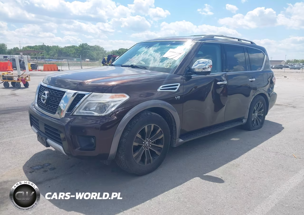2017 Nissan Armada Platinum VIN:JN8AY2NE2H9703754 - 2