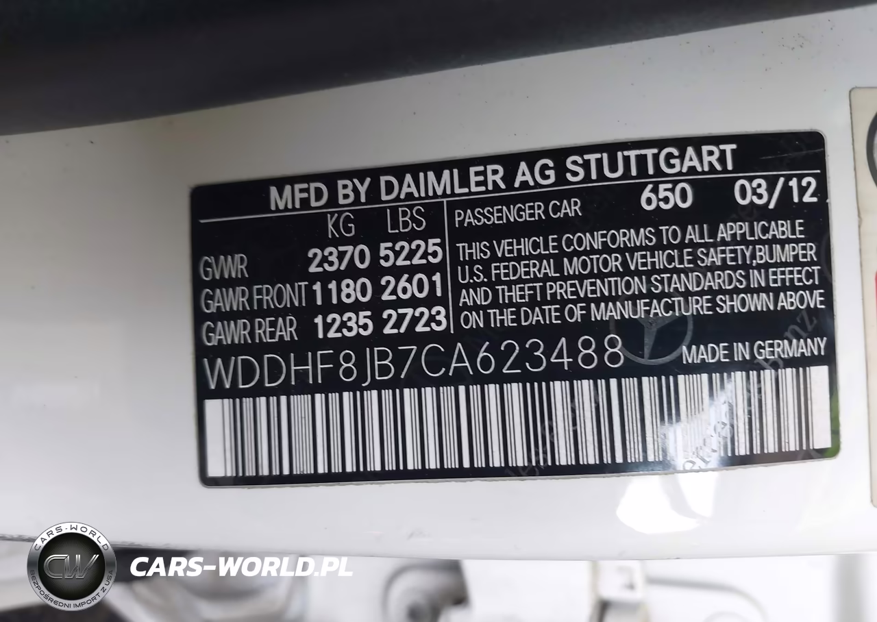 2012 Mercedes-Benz E 350 4Matic VIN:WDDHF8JB7CA623488 - 9