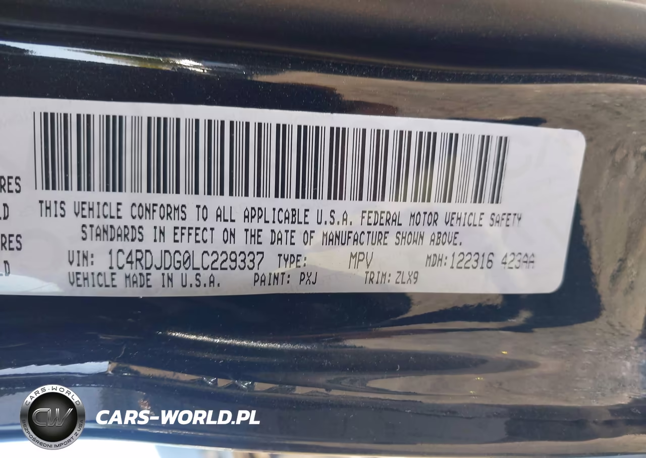 2020 Dodge Durango Gt Plus Awd VIN:1C4RDJDG0LC229337 - 9