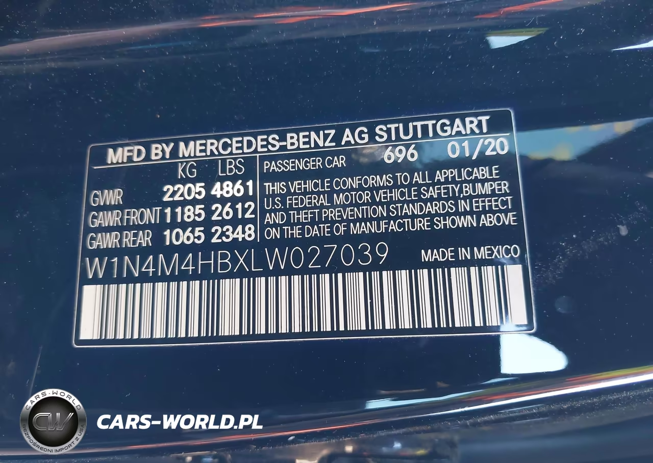 2020 Mercedes-Benz Glb 250 4Matic VIN:W1N4M4HBXLW027039 - 9