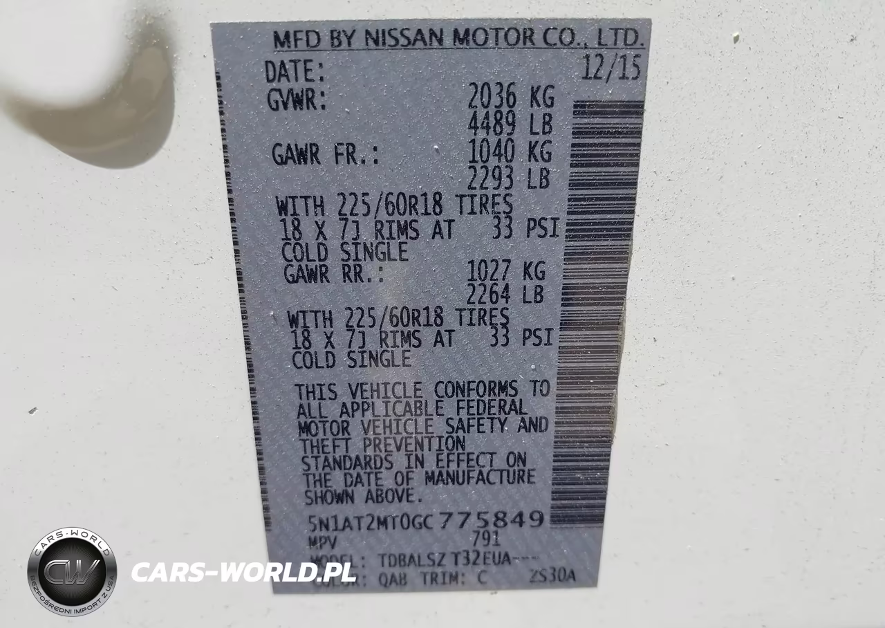 2016 Nissan Rogue Sl VIN:5N1AT2MT0GC775849 - 9