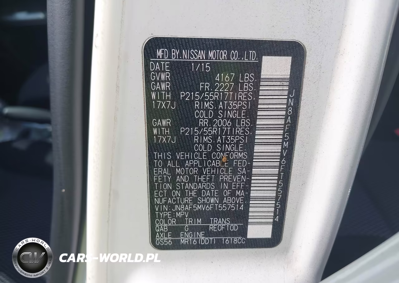 2015 Nissan Juke S VIN:JN8AF5MV6FT557514 - 9