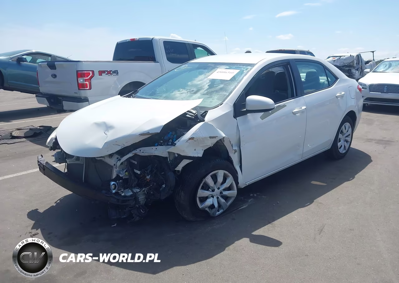 2016 Toyota Corolla Le VIN:5YFBURHE7GP550524 - 2