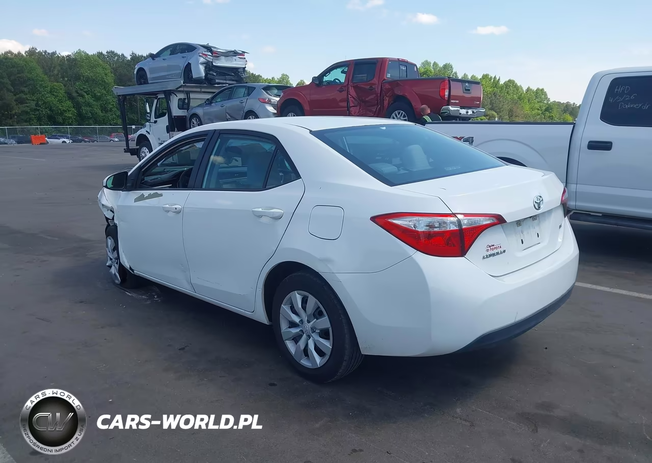2016 Toyota Corolla Le VIN:5YFBURHE7GP550524 - 3