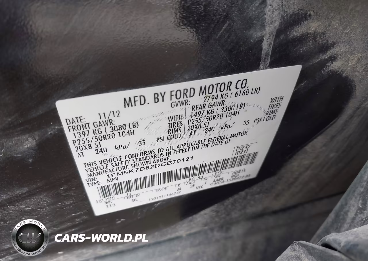 2013 Ford Explorer Xlt VIN:1FM5K7D82DGB70121 - 9