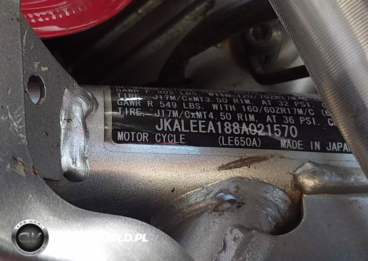 2008 Kawasaki Kle650 A VIN:JKALEEA188A021570 - 10