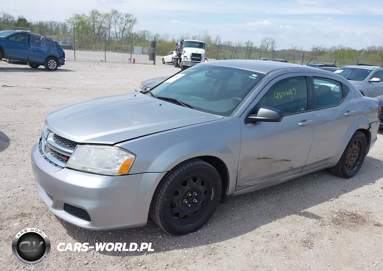 2014 Dodge Avenger Se VIN:1C3CDZAG1EN160825 - 2