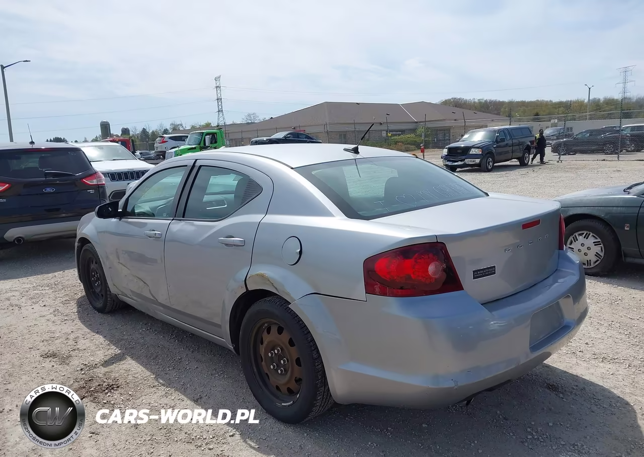 2014 Dodge Avenger Se VIN:1C3CDZAG1EN160825 - 3
