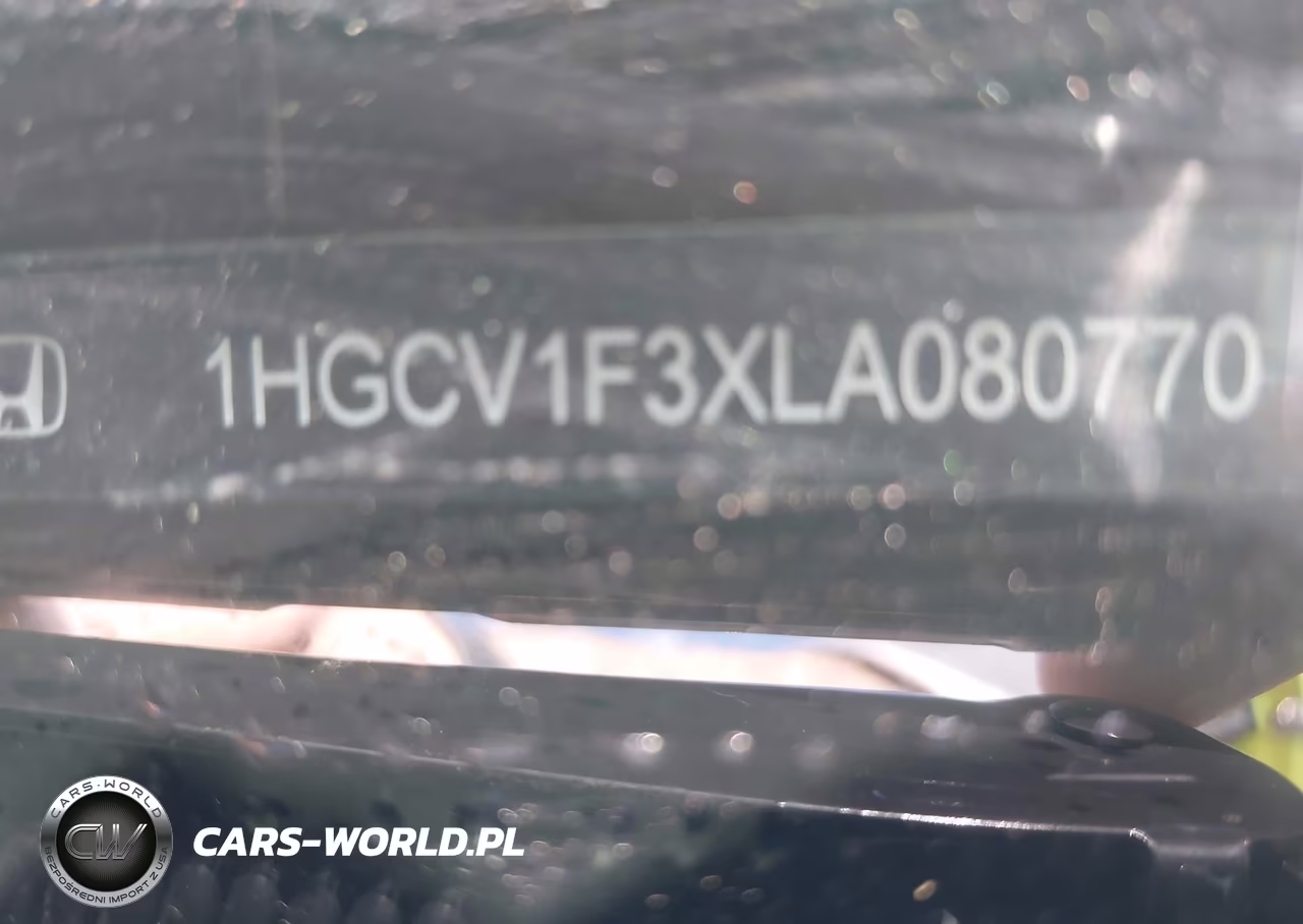 2020 Honda Accord Sport VIN:1HGCV1F3XLA080770 - 9