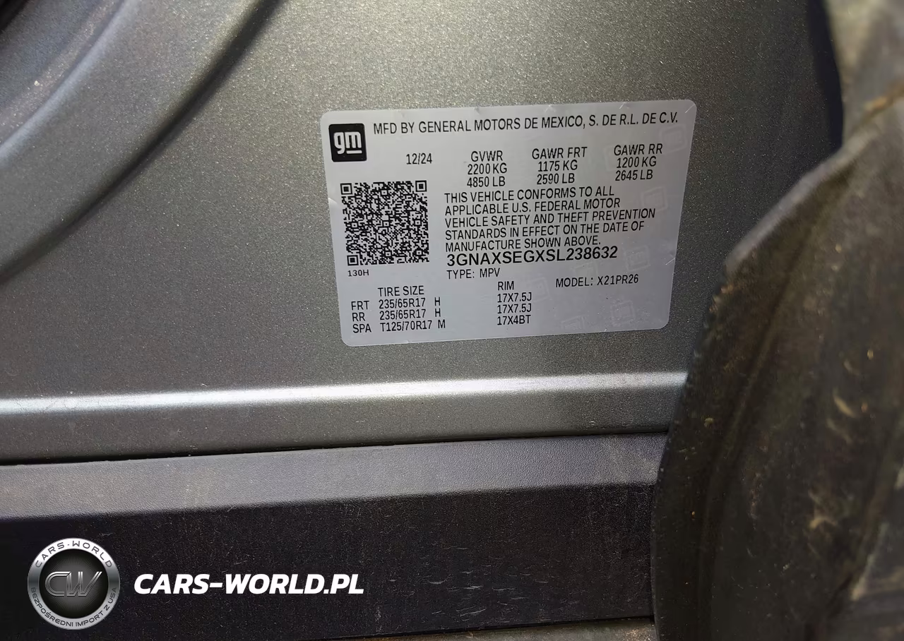 2025 Chevrolet Equinox Awd Activ VIN:3GNAXSEGXSL238632 - 9
