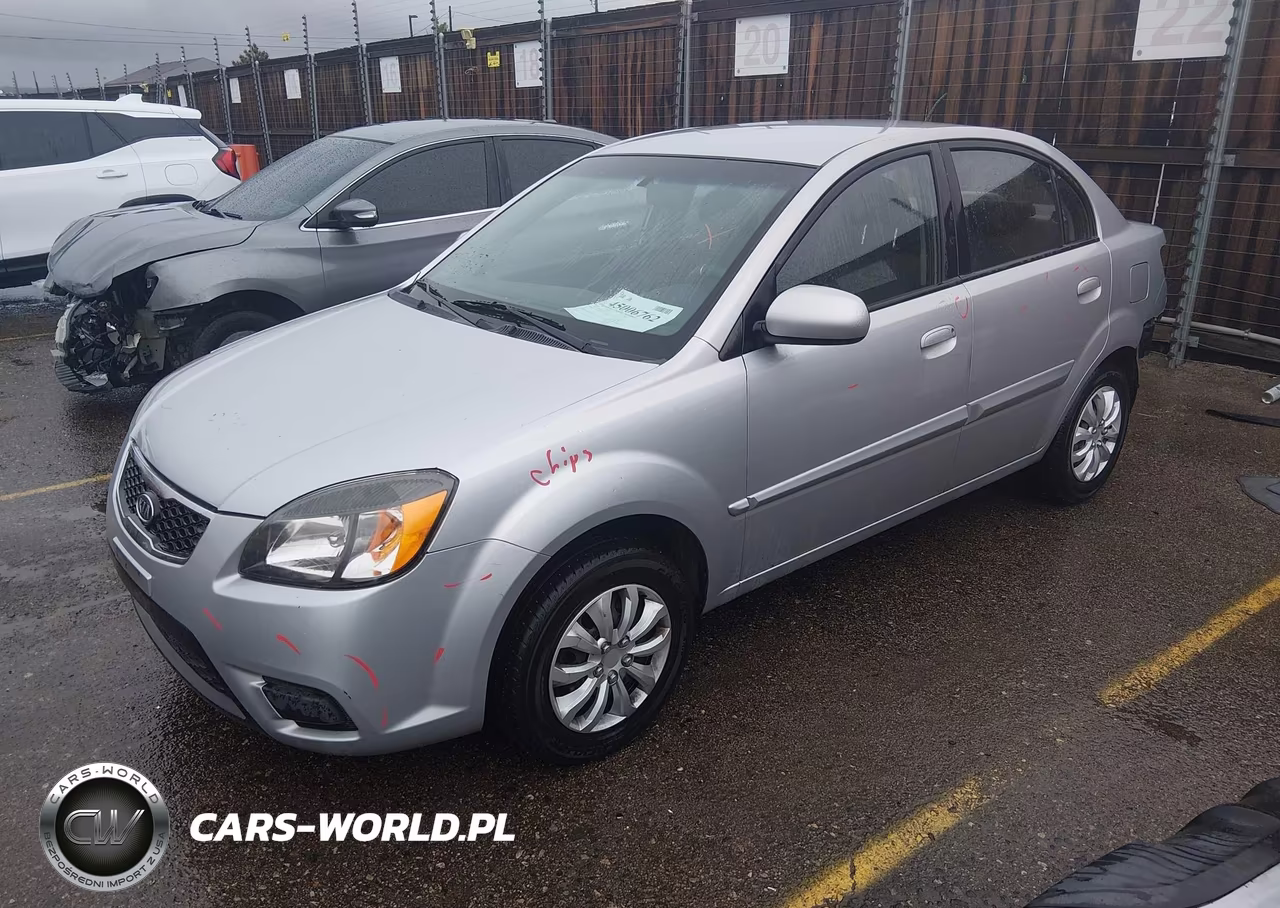 2011 Kia Rio Lx VIN:KNADH4A35B6732017 - 2