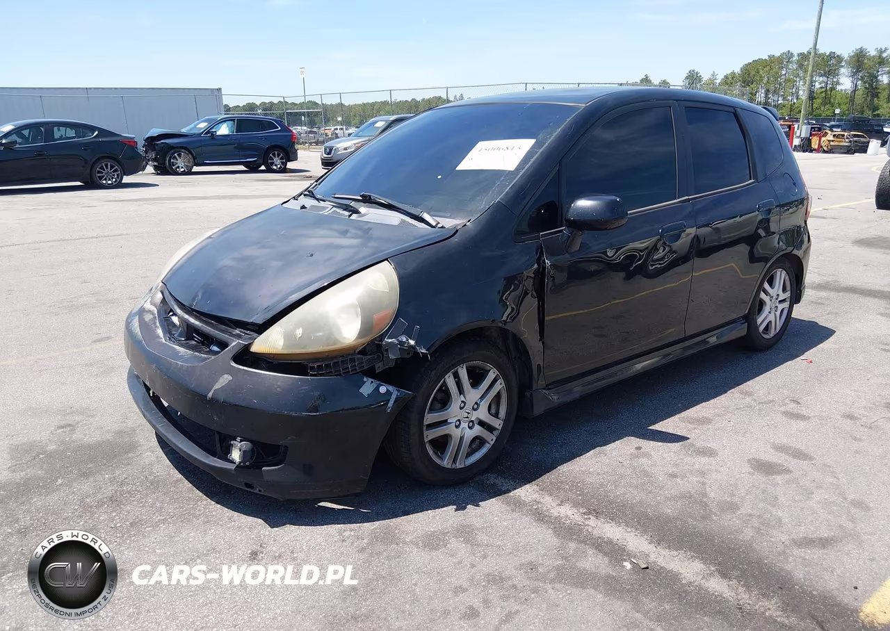 2007 Honda Fit Sport VIN:JHMGD38677S037508 - 2
