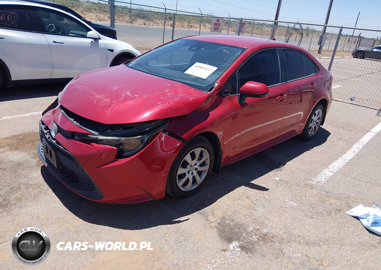 2020 Toyota Corolla Le VIN:5YFEPRAE3LP106372 - 2