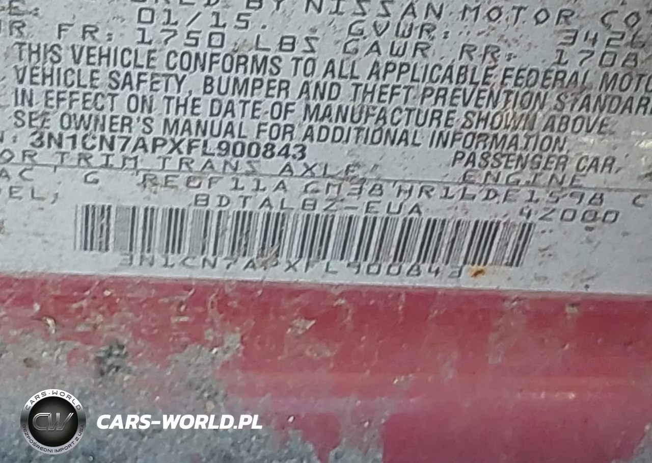 2015 Nissan Versa 1.6 S-1.6 S+-1.6 Sl-1.6 Sv VIN:3N1CN7APXFL900843 - 9