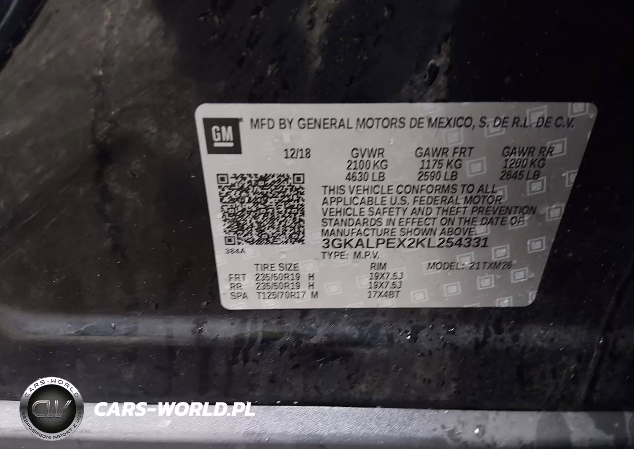 2019 GMC Terrain Slt VIN:3GKALPEX2KL254331 - 9