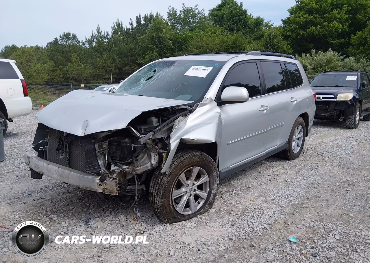 2013 Toyota Highlander Base Plus V6-Base V6-Se V6 VIN:5TDZK3EH8DS091250 - 2