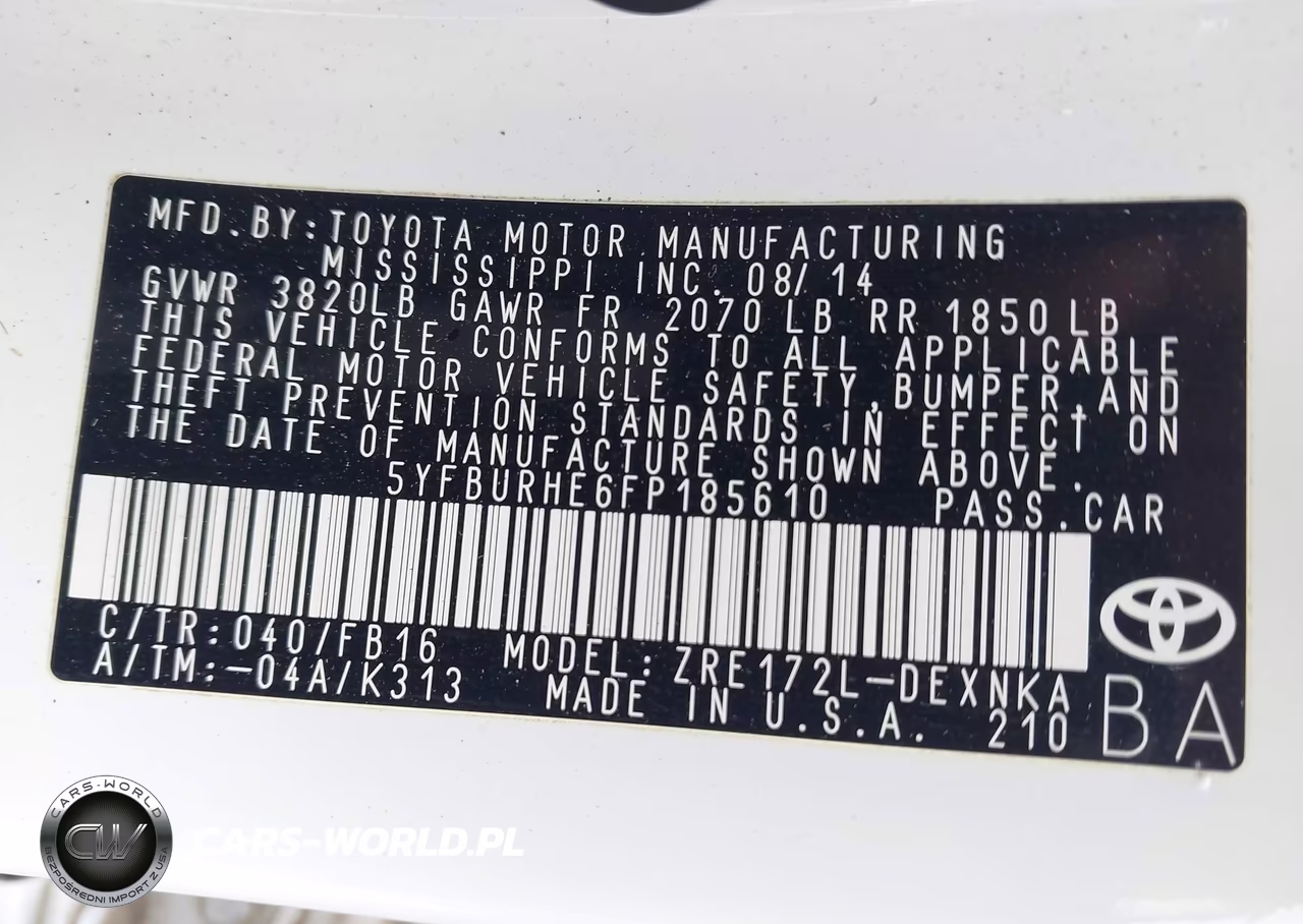 2015 Toyota Corolla L-Le-Le Plus-Le Premium-S-S Plus-S Premium VIN:5YFBURHE6FP185610 - 9