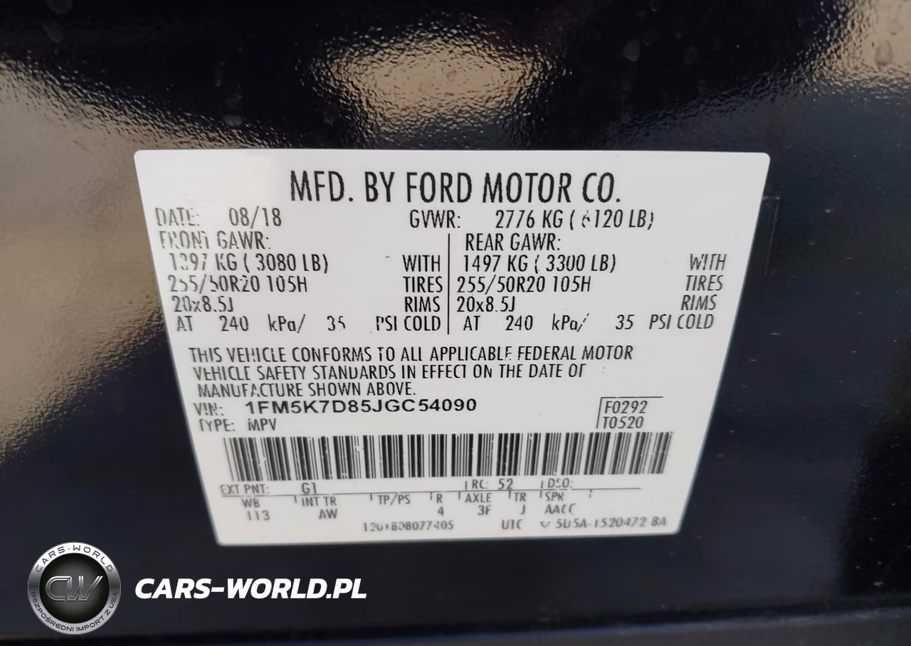 2018 Ford Explorer Xlt VIN:1FM5K7D85JGC54090 - 9
