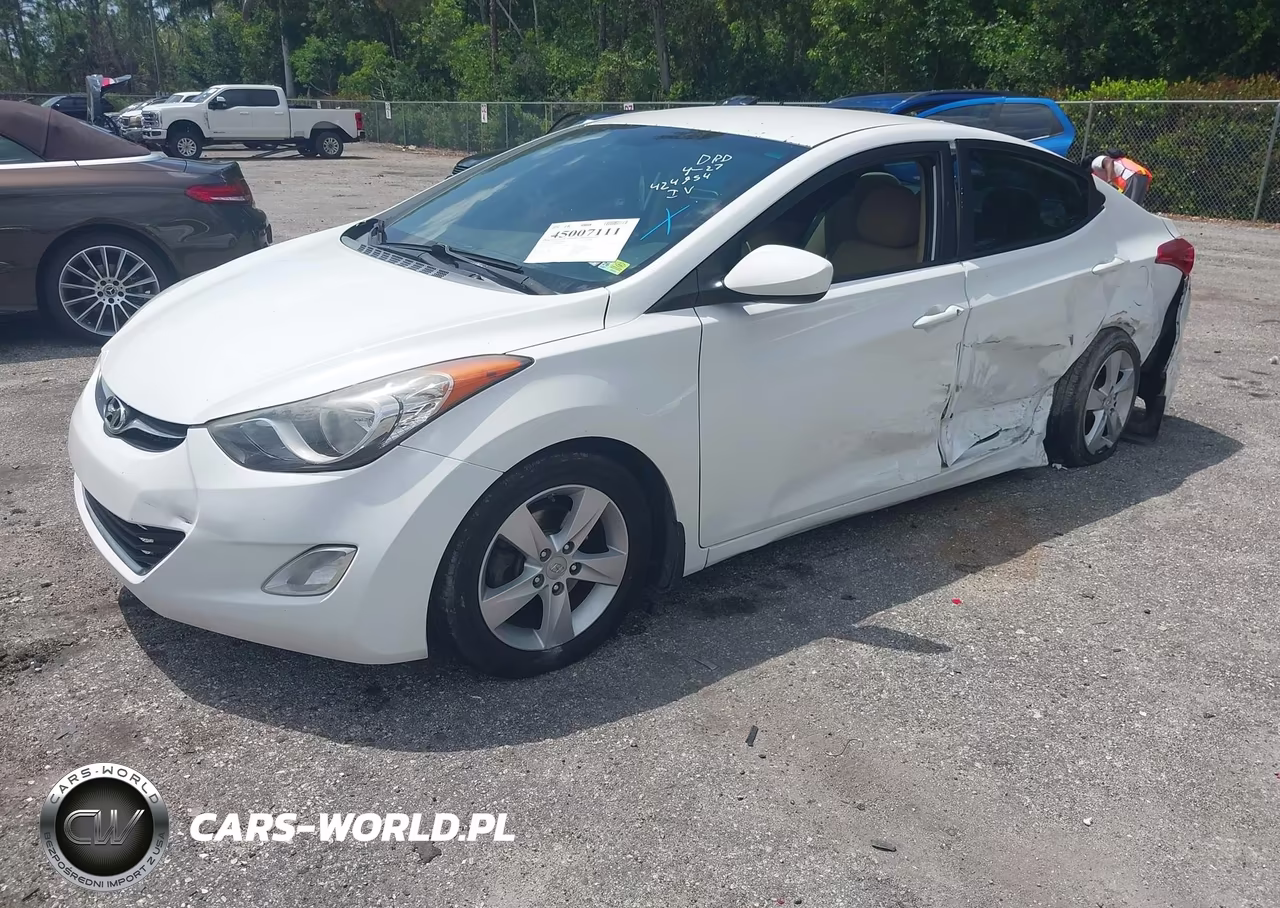 2013 Hyundai Elantra Gls VIN:5NPDH4AE1DH424954 - 2