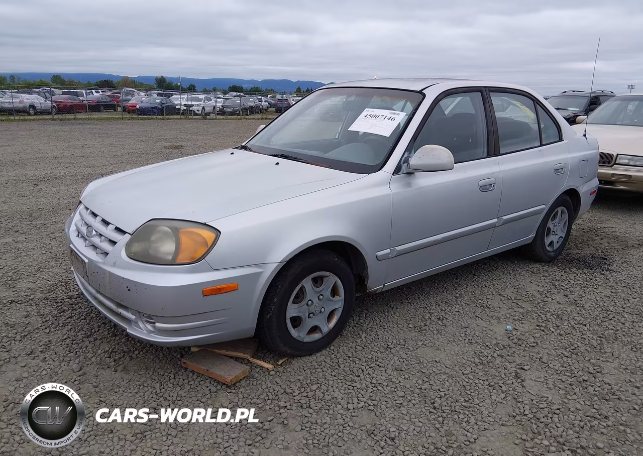 2004 Hyundai Accent Gl VIN:KMHCG45C74U561034 - 2