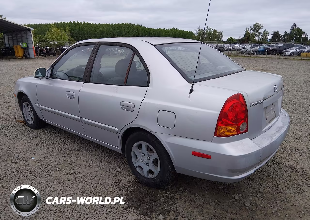 2004 Hyundai Accent Gl VIN:KMHCG45C74U561034 - 3