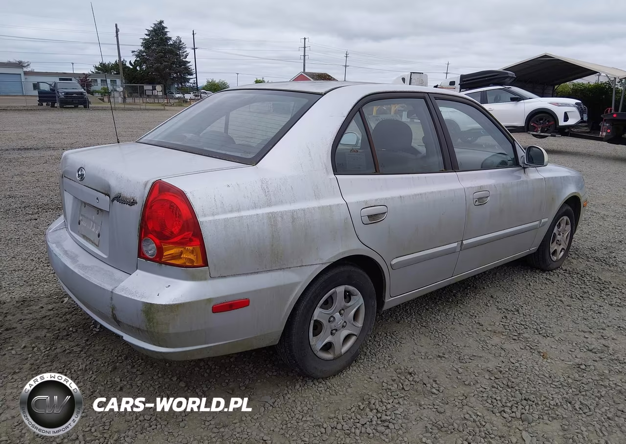 2004 Hyundai Accent Gl VIN:KMHCG45C74U561034 - 4