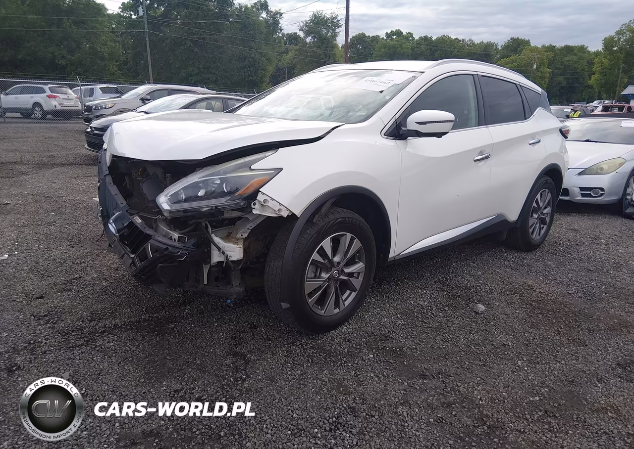 2018 Nissan Murano Sl VIN:5N1AZ2MG7JN184396 - 2