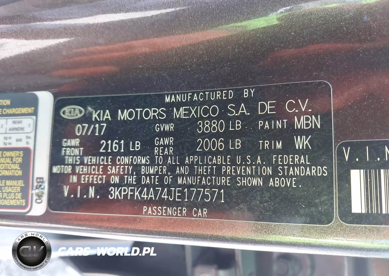 2018 Kia Forte Lx VIN:3KPFK4A74JE177571 - 9