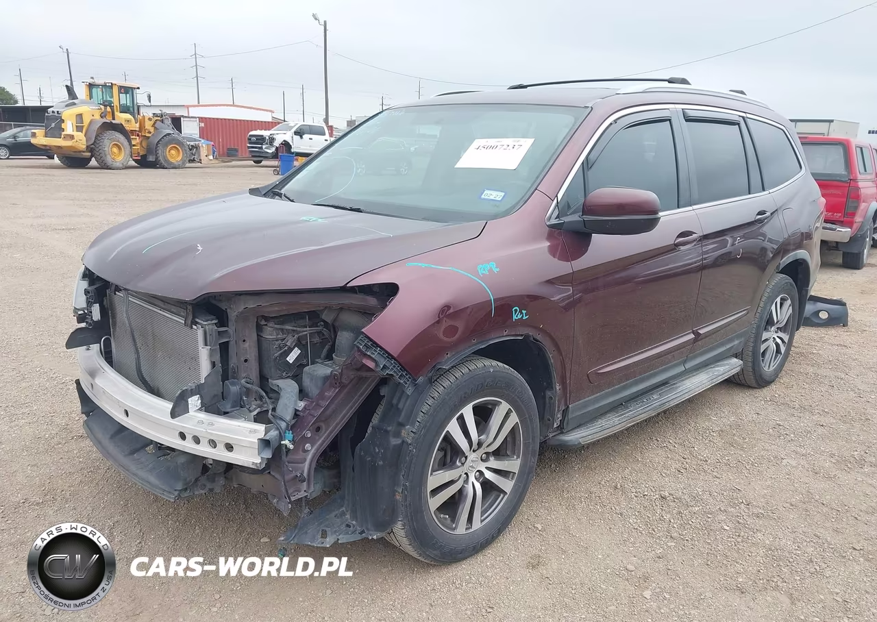 2016 Honda Pilot Ex-L VIN:5FNYF6H87GB094937 - 2