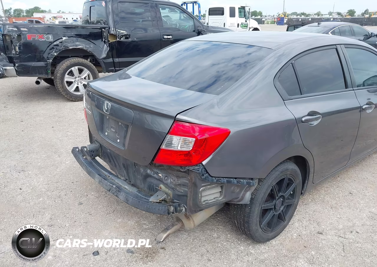 2012 Honda Civic Lx VIN:2HGFB2F50CH598093 - 6