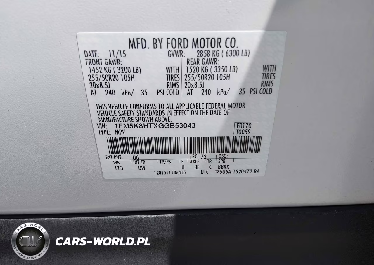 2016 Ford Explorer Platinum VIN:1FM5K8HTXGGB53043 - 9