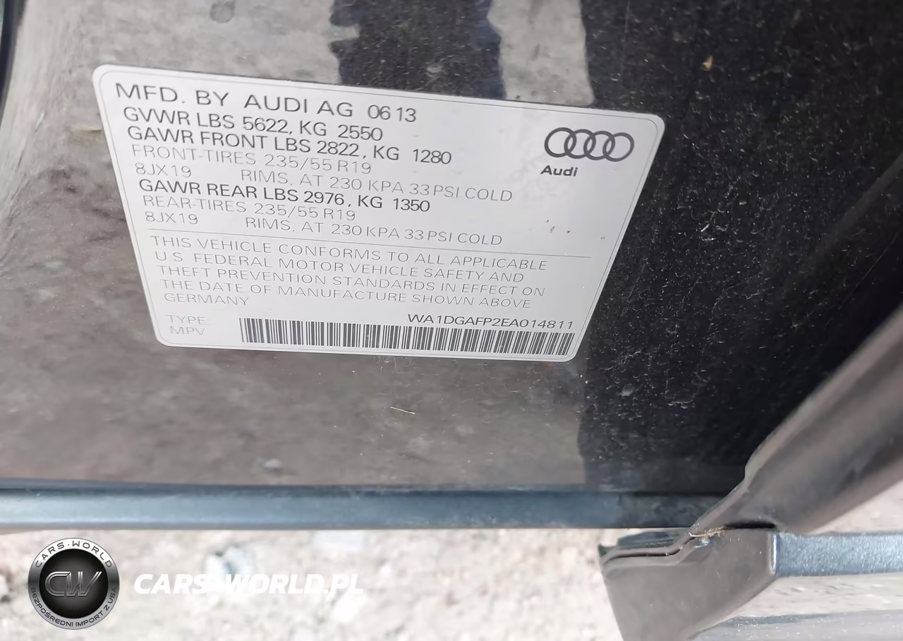 2014 Audi Q5 3.0T Premium Plus VIN:WA1DGAFP2EA014811 - 9