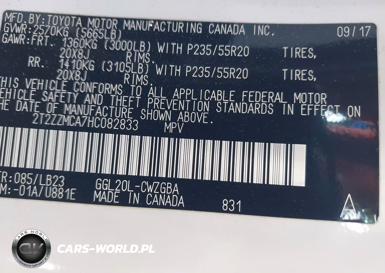 2017 Lexus Rx 350 F Sport VIN:2T2ZZMCA7HC082833 - 9