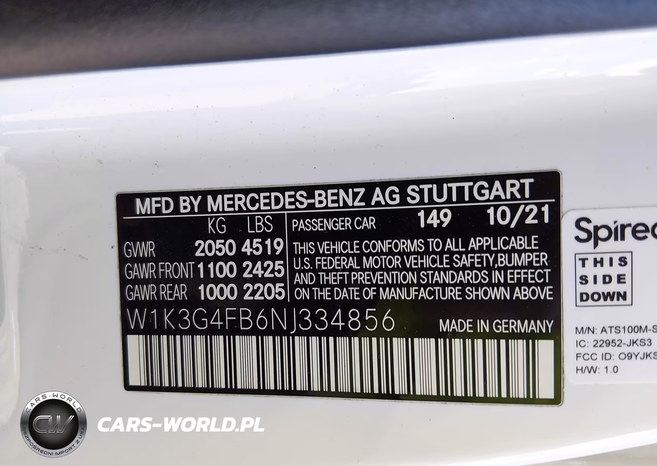 2022 Mercedes-Benz A 220 4Matic VIN:W1K3G4FB6NJ334856 - 9