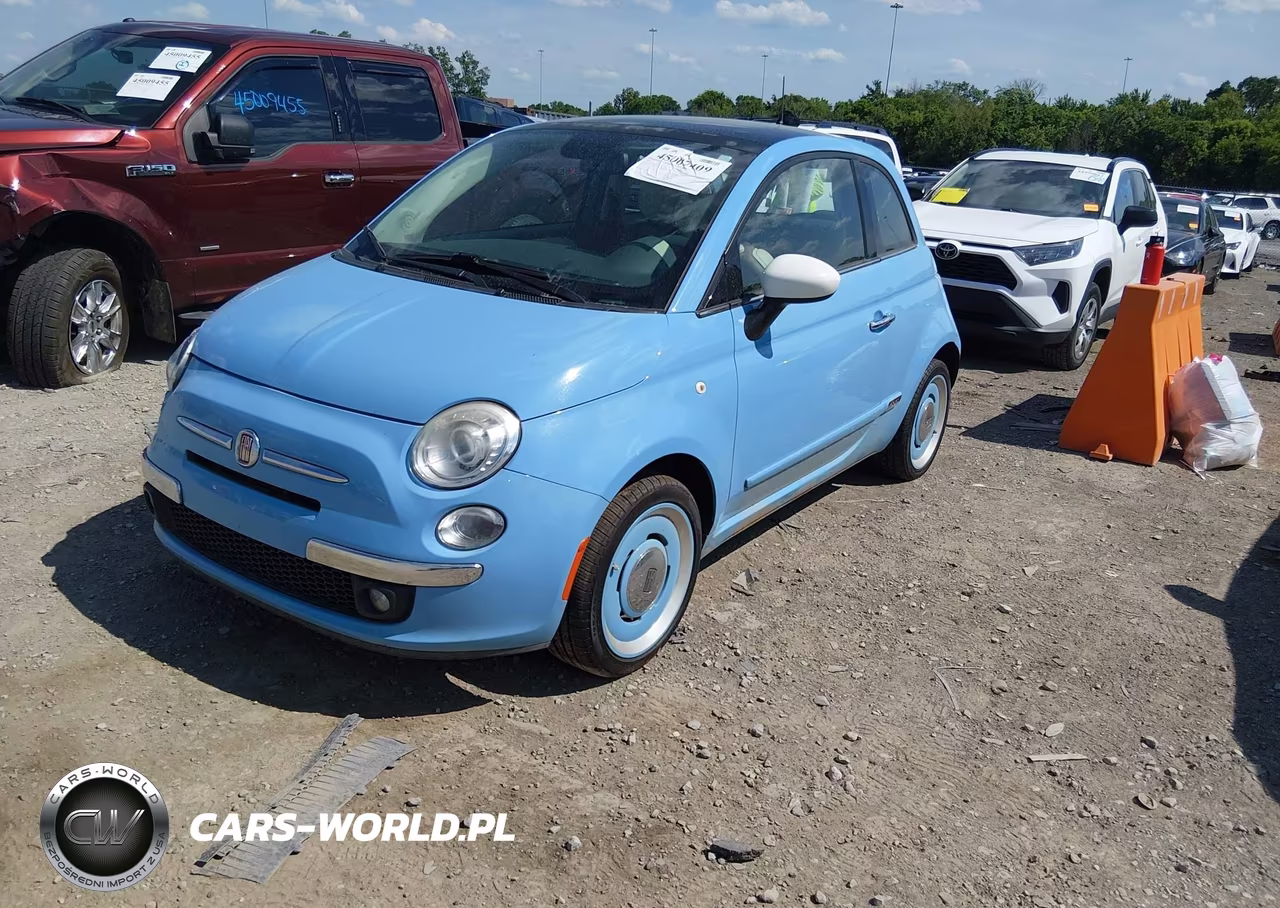 2015 Fiat 500 1957 Edition VIN:3C3CFFCR1FT550574 - 2