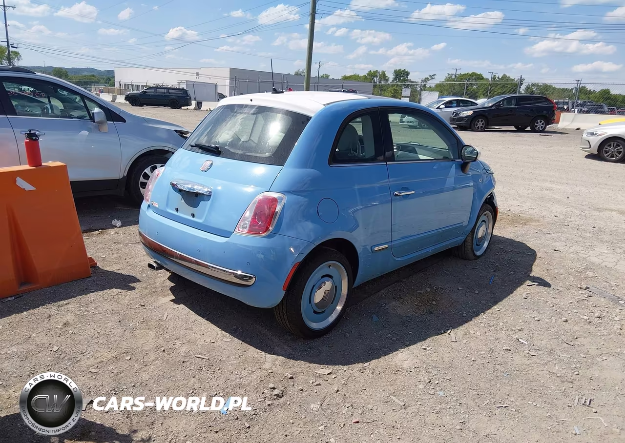 2015 Fiat 500 1957 Edition VIN:3C3CFFCR1FT550574 - 4