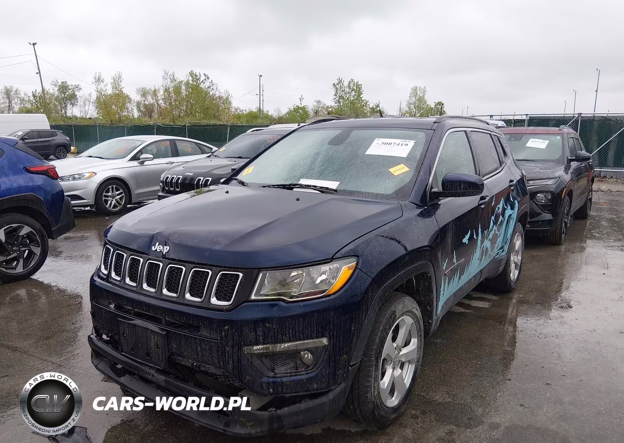 2019 Jeep Compass Latitude 4X4 VIN:3C4NJDBB4KT734218 - 2