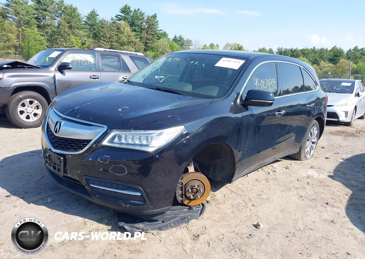 2015 Acura Mdx Technology Package VIN:5FRYD4H41FB017324 - 2