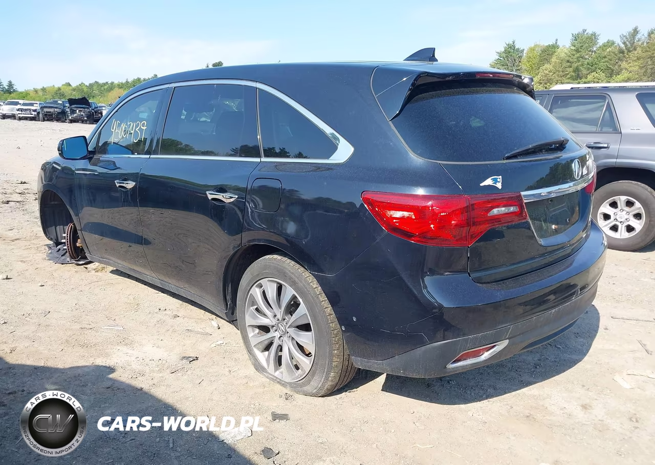 2015 Acura Mdx Technology Package VIN:5FRYD4H41FB017324 - 3