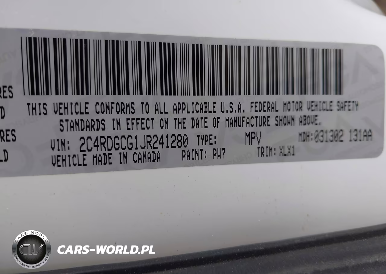 2018 Dodge Grand Caravan Sxt VIN:2C4RDGCG1JR241280 - 9